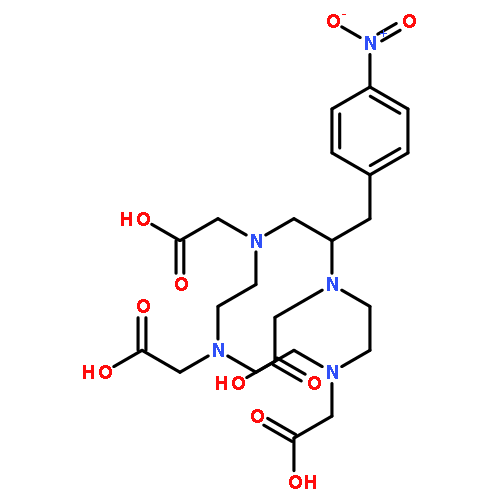 1,4,7,10-Tetraazacyclododecane-1,4,7,10-tetraaceticacid, 2-[(4-nitrophenyl)methyl]-