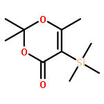 4H-1,3-Dioxin-4-one, 2,2,6-trimethyl-5-(trimethylsilyl)-