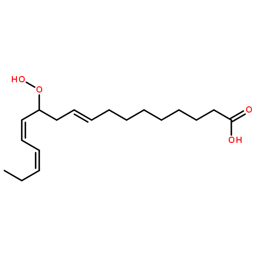 9,13,15-Octadecatrienoic acid, 12-hydroperoxy-, (E,Z,Z)-