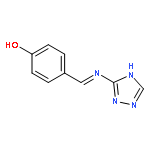 Phenol, 4-[(1H-1,2,4-triazol-3-ylimino)methyl]-