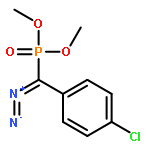 Phosphonic acid, [(4-chlorophenyl)diazomethyl]-, dimethyl ester