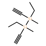 Disilane, 1,2-diethyl-1,2-diethynyl-1,2-dimethyl-