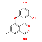 6,8-dihydroxy-3-methyl-9-oxo-9H-xanthene-1-carboxylic acid