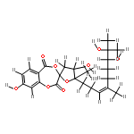 (3S,4'S,5'R)--5'-[(3Z)-7,8-dihydroxy-4,8-dimethylnon-3-en-1-yl]-4',5'-dihydro-4',8-dihydroxy-5'-methyl-3'H,5H-spiro[1,4-benzodioxepine-3,2'-furan]-2,5-dione