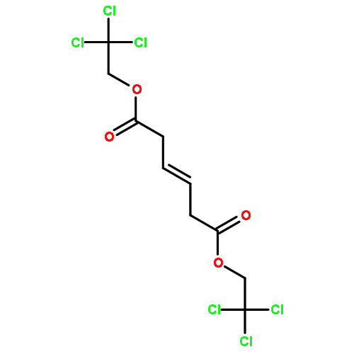 3-Hexenedioic acid, bis(2,2,2-trichloroethyl) ester, (E)-