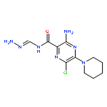 2-Pyrazinecarboxamide,3-amino-N-(aminoiminomethyl)-6-chloro-5-(1-piperidinyl)-