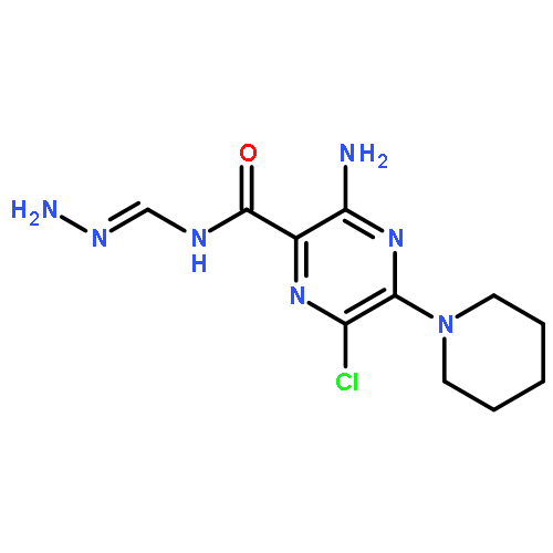 2-Pyrazinecarboxamide,3-amino-N-(aminoiminomethyl)-6-chloro-5-(1-piperidinyl)-