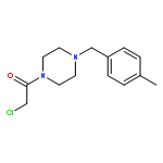 2-Chloro-1-(4-(4-methylbenzyl)piperazin-1-yl)ethan-1-one