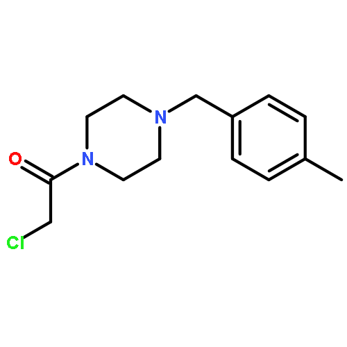 2-Chloro-1-(4-(4-methylbenzyl)piperazin-1-yl)ethan-1-one