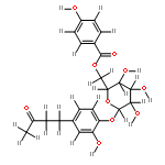 4-{4-O-[6-O-(4-hydroxybenzoyl)-beta-D-glucopyranosyl]-3-hydroxyphenyl}-2-butanone