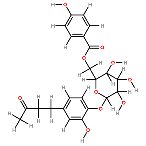 4-{4-O-[6-O-(4-hydroxybenzoyl)-beta-D-glucopyranosyl]-3-hydroxyphenyl}-2-butanone