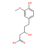 (3S)-3-hydroxy-5-(4-hydroxy-3-methoxyphenyl)pentanoic acid