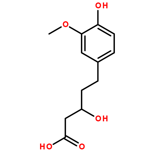 (3S)-3-hydroxy-5-(4-hydroxy-3-methoxyphenyl)pentanoic acid