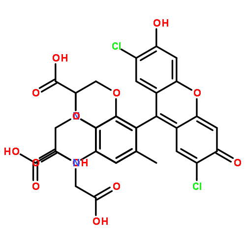 Glycine,N-[2-[2-[2-[bis(carboxymethyl)amino]-5-(2,7-dichloro-6-hydroxy-3-oxo-3H-xanthen-9-yl)phenoxy]ethoxy]-4-methylphenyl]-N-(carboxymethyl)-