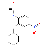 Methanesulfonamide,N-[2-(cyclohexyloxy)-4-nitrophenyl]-