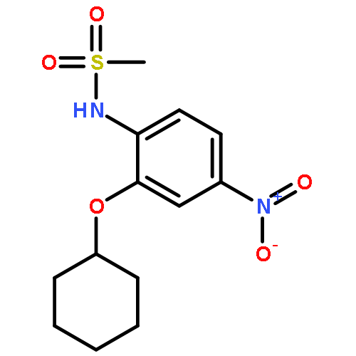 Methanesulfonamide,N-[2-(cyclohexyloxy)-4-nitrophenyl]-