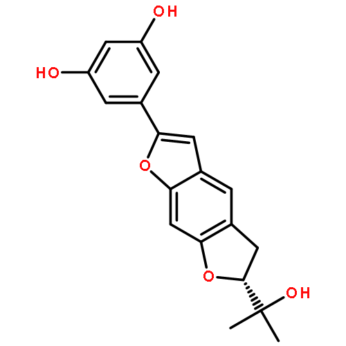 1,3-Benzenediol,5-[(6R)-5,6-dihydro-6-(1-hydroxy-1-methylethyl)benzo[1,2-b:5,4-b']difuran-2-yl]-