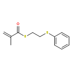 2-Propenethioic acid, 2-methyl-, S-[2-(phenylthio)ethyl] ester