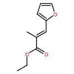 2-Propenoic acid, 3-(2-furanyl)-2-methyl-, ethyl ester, (E)-