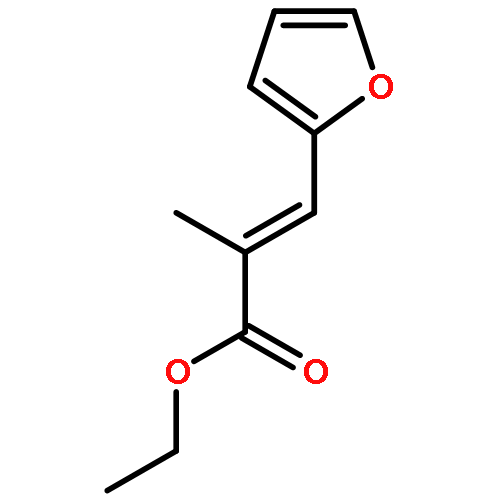 2-Propenoic acid, 3-(2-furanyl)-2-methyl-, ethyl ester, (E)-