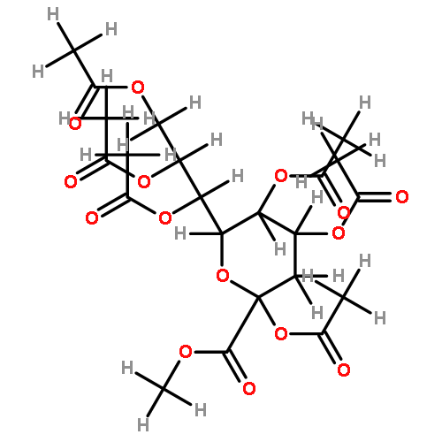 2, 4, 5, 7, 8, 9-Hexa-Ac, Me ester-3-Deoxy-D-glycero-D-galacto-2-nonulosonic acid, 9CI