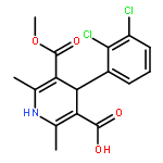 4-(2,3-Dichlorophenyl)-5-(methoxycarbonyl)-2,6-dimethyl-1,4-dihydropyridine-3-carboxylic acid