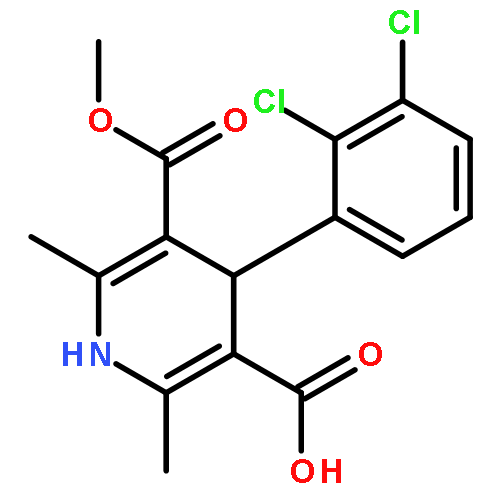 4-(2,3-Dichlorophenyl)-5-(methoxycarbonyl)-2,6-dimethyl-1,4-dihydropyridine-3-carboxylic acid