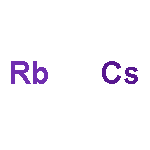 Cesium, compound with rubidium (1:1)