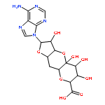 9-(6,10-anhydro-5-deoxyundec-7-ulopyranosefuranuronosyl)-9H-purin-6-amine