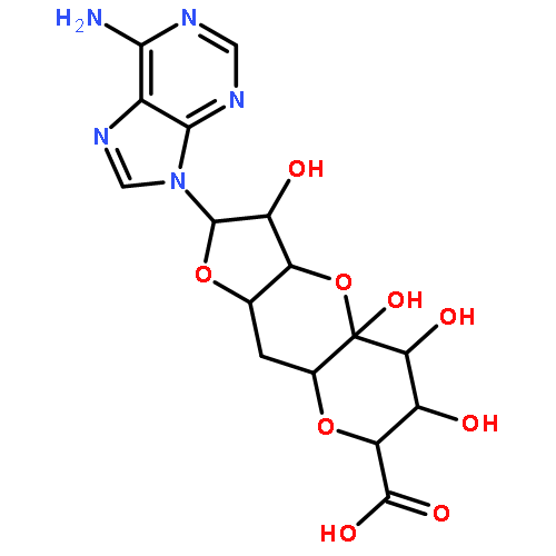 9-(6,10-anhydro-5-deoxyundec-7-ulopyranosefuranuronosyl)-9H-purin-6-amine