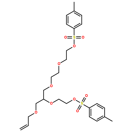 2-({1-[2-(2-{[(4-methylphenyl)sulfonyl]oxy}ethoxy)ethoxy]-3-(prop-2-en-1-yloxy)propan-2-yl}oxy)ethyl 4-methylbenzenesulfonate