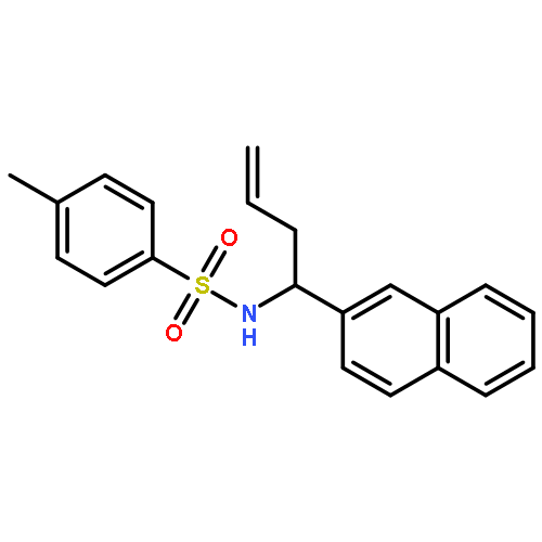 Benzenesulfonamide, 4-methyl-N-[1-(2-naphthalenyl)-3-butenyl]-