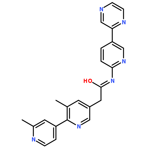 2-(2',3-DIMETHYL-2,4'-BIPYRIDIN-5-YL)-N-[5-(2-PYRAZINYL)-2-PYRIDINYL]ACETAMIDE