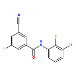 N-(3-chloro-2-fluorophenyl)-3-cyano-5-fluorobenzamide