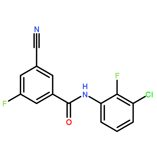 N-(3-chloro-2-fluorophenyl)-3-cyano-5-fluorobenzamide