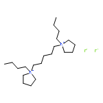 1,5-Pentanediyl-bis(1-butylpyrrolidinium) difluoride solution