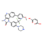 1-(3-(Trifluoromethyl)-4-(piperazin-1-yl)phenyl)-8-(6-methoxypyridin-3-yl)-3-methyl-1H-imidazo[4,5-c]quinolin-2(3H)-one maleic acid salt