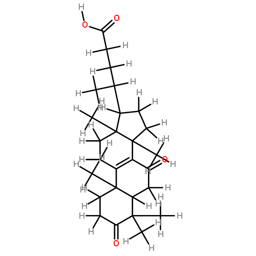 4,4,14-trimethyl-3,7,15-trimethyl-3,7-dioxochol-8-en-24-oic acid