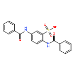 Benzenesulfonic acid, 2,5-bis(benzoylamino)-