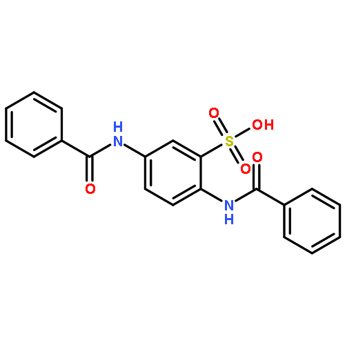 Benzenesulfonic acid, 2,5-bis(benzoylamino)-