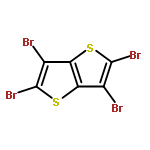 Perbromothieno[3,2-b]thiophene
