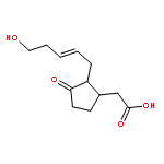 Cyclopentaneaceticacid, 2-[(2Z)-5-hydroxy-2-penten-1-yl]-3-oxo-, (1R,2S)-