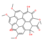 1H-Cyclohepta[ghi]perylene-5,12-dione,1-acetyl-2,3-dihydro-2,6,11-trihydroxy-4,8,9,13-tetramethoxy-2-methyl-,stereoisomer