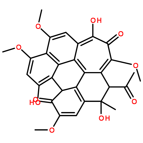 1H-Cyclohepta[ghi]perylene-5,12-dione,1-acetyl-2,3-dihydro-2,6,11-trihydroxy-4,8,9,13-tetramethoxy-2-methyl-,stereoisomer