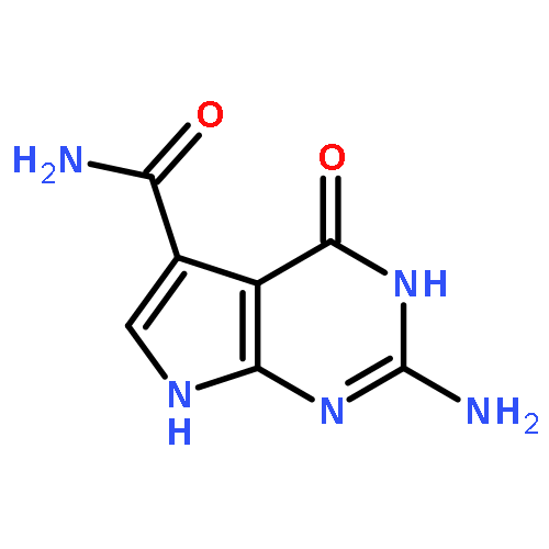 2-Amino-4-oxo-4,7-dihydro-3H-pyrrolo[2,3-d]pyrimidine-5-carboxamide