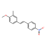 Benzene, 1-methoxy-2-methyl-4-[2-(4-nitrophenyl)ethenyl]-