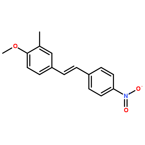Benzene, 1-methoxy-2-methyl-4-[2-(4-nitrophenyl)ethenyl]-