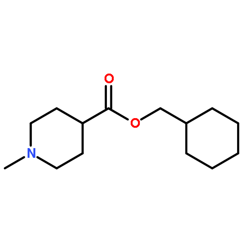 CYCLOHEXYLMETHYL 1-METHYLPIPERIDINE-4-CARBOXYLATE