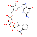 Guanosine5'-(tetrahydrogen triphosphate), P''-[1-(2-nitrophenyl)ethyl] ester (9CI)