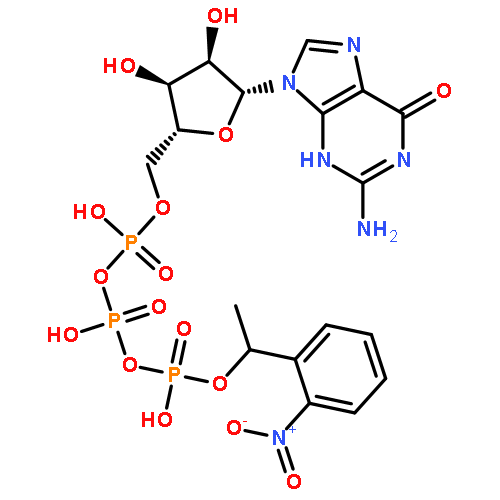 Guanosine5'-(tetrahydrogen triphosphate), P''-[1-(2-nitrophenyl)ethyl] ester (9CI)